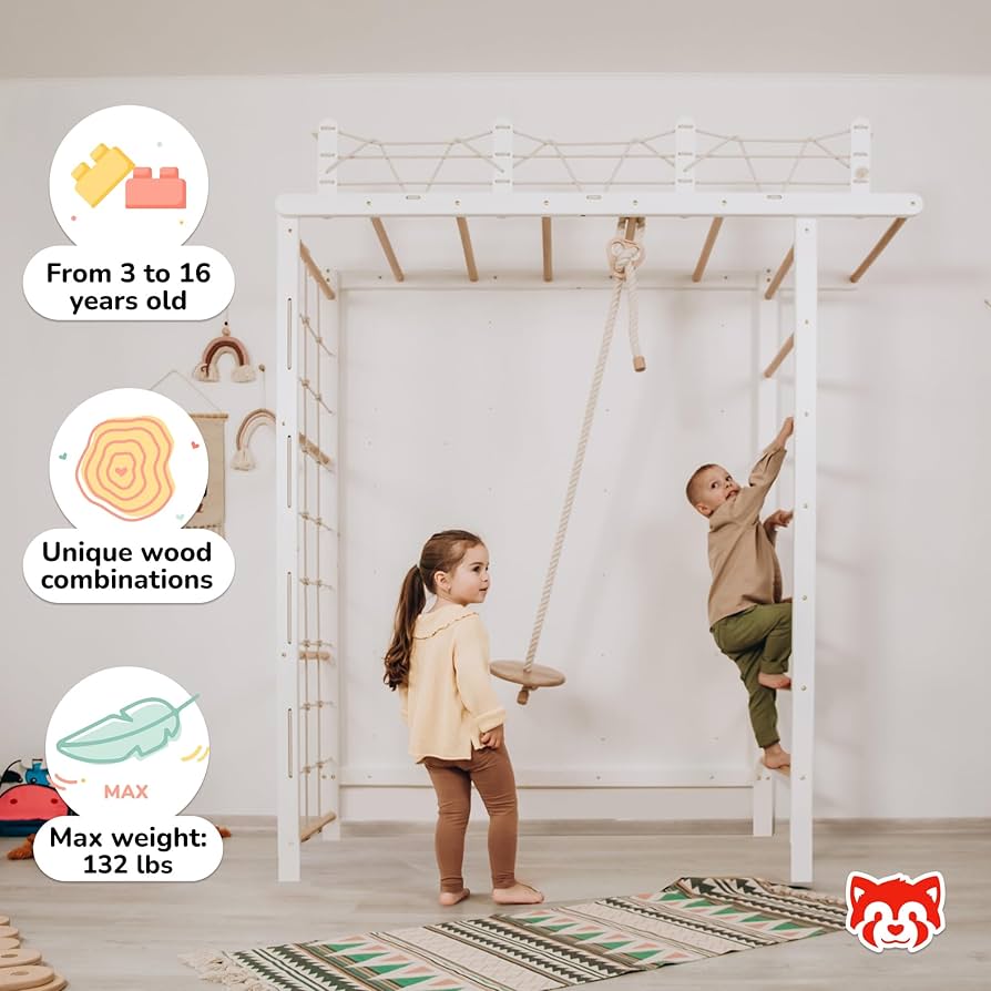 Woodandhearts - Pont géant suédois - Aire de jeux intérieure